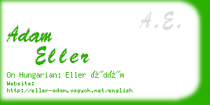 adam eller business card